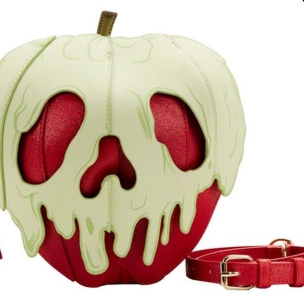 Loungefly Red and Green Crossbody Bag